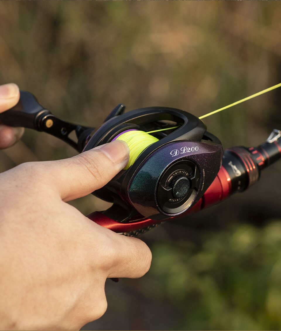 LINNHUE New Baitcasting Reel BM2000 5+1BB Purple Gradient 7.3:1 Drag 8kg Fishing Reel For Saltwater Reel Casting Carp Fishing LINNHUE New Baitcasting Reel BM2000 5+1BB Purple Gradient 7.3:1 Drag 8kg Fishing Reel For Saltwater Reel Casting Carp Fishing