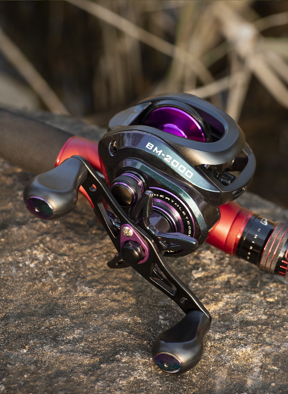 LINNHUE New Baitcasting Reel BM2000 5+1BB Purple Gradient 7.3:1 Drag 8kg Fishing Reel For Saltwater Reel Casting Carp Fishing LINNHUE New Baitcasting Reel BM2000 5+1BB Purple Gradient 7.3:1 Drag 8kg Fishing Reel For Saltwater Reel Casting Carp Fishing
