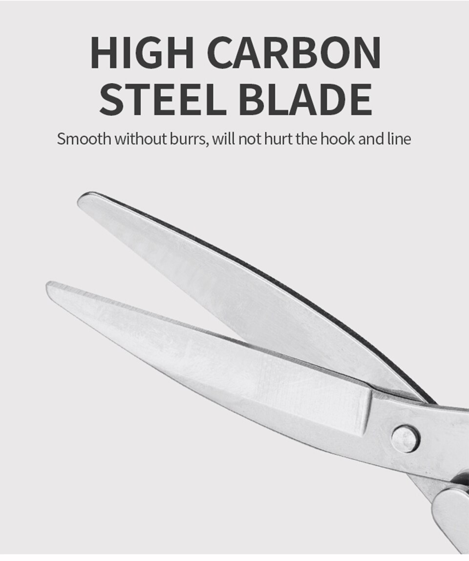 LINNHUE Fishing Scissors Foldable Portable Aluminum alloy Sharp Cut PE Line Lead Gold Silver Multifunction ScissorS Fishing Tool LINNHUE Fishing Scissors Foldable Portable Aluminum alloy Sharp Cut PE Line Lead Gold Silver Multifunction ScissorS Fishing Tool