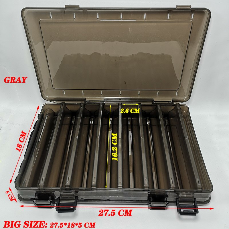 Large-capacity Fishing Tackle Box Double-decker Sub-bait Box Portable Bait Fishing Gear Storage Box Large-capacity Fishing Tackle Box Double-decker Sub-bait Box Portable Bait Fishing Gear Storage Box