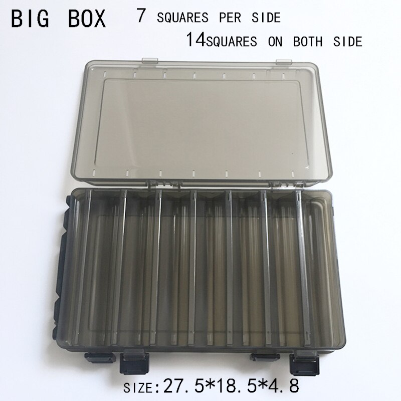 Large-capacity Fishing Tackle Box Double-decker Sub-bait Box Portable  Bait Fishing Gear Storage Box