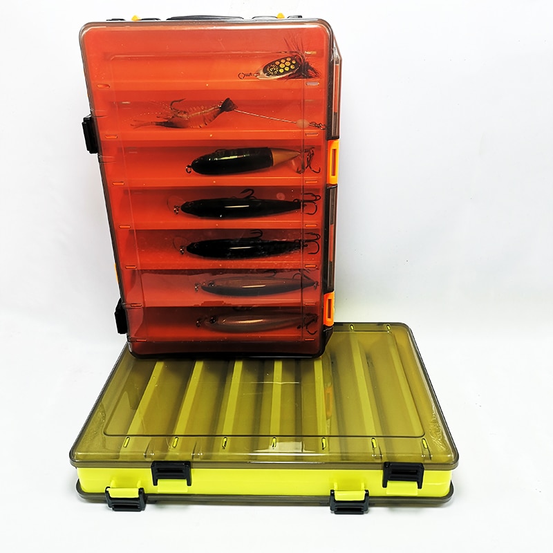 Large-capacity Fishing Tackle Box Double-decker Sub-bait Box Portable Bait Fishing Gear Storage Box Large-capacity Fishing Tackle Box Double-decker Sub-bait Box Portable Bait Fishing Gear Storage Box