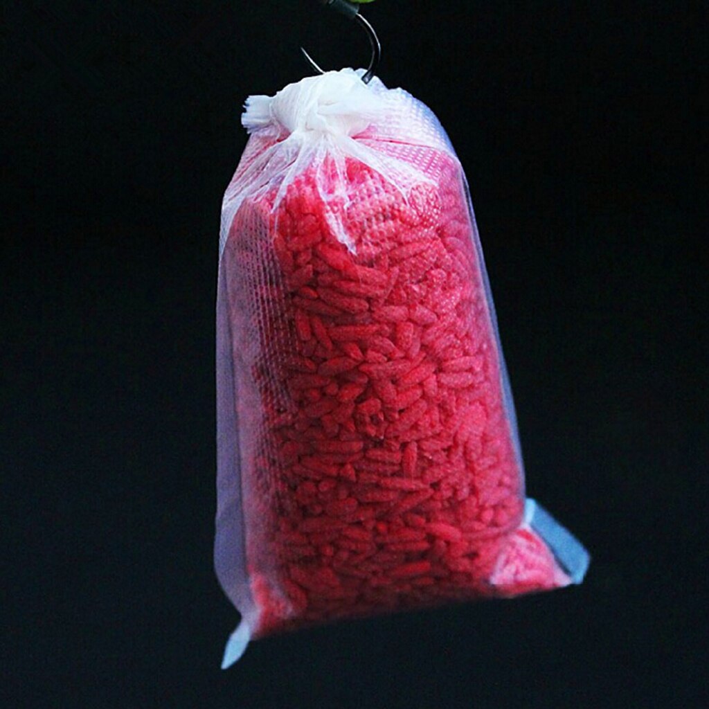 100 Pcs Water Dissolving Bags Carp Fishing Bait Rig Refill PVA Bags 6x12cm Carp Coarse Boilie Bait Bag Fishing Accessories