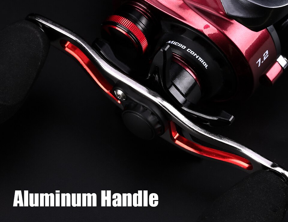 SeaKnight Brand RED FOX Series HG XG 7.2:1 8.1:1 Baitcasting Reel Centrifugal Brake System 13lbs Ultra-light Fishing Reel 192G