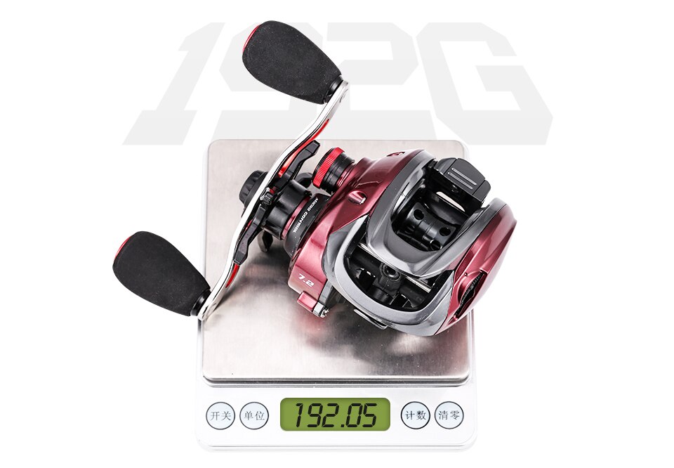 SeaKnight Brand RED FOX Series HG XG 7.2:1 8.1:1 Baitcasting Reel Centrifugal Brake System 13lbs Ultra-light Fishing Reel 192G