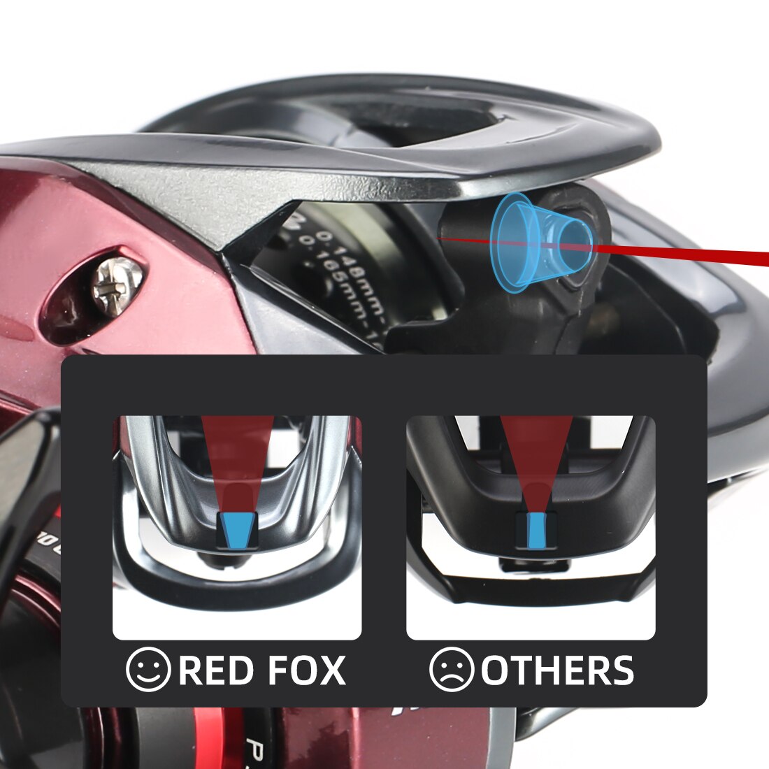 SeaKnight Brand RED FOX Series HG XG 7.2:1 8.1:1 Baitcasting Reel Centrifugal Brake System 13lbs Ultra-light Fishing Reel 192G SeaKnight Brand RED FOX Series HG XG 7.2:1 8.1:1 Baitcasting Reel Centrifugal Brake System 13lbs Ultra-light Fishing Reel 192G