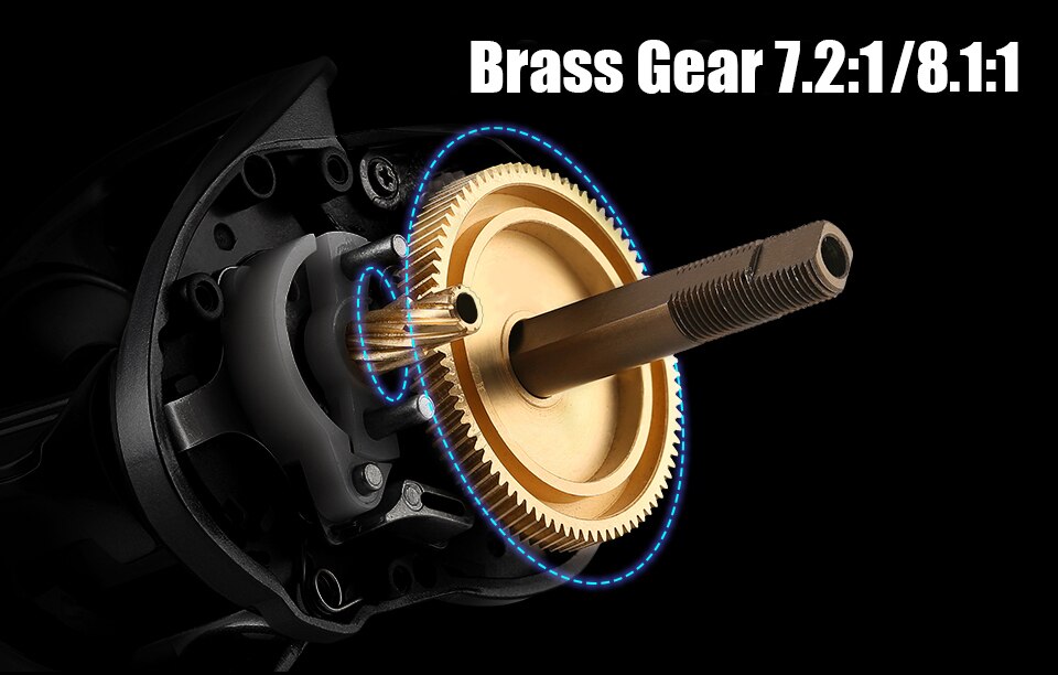 SeaKnight Brand RED FOX Series HG XG 7.2:1 8.1:1 Baitcasting Reel Centrifugal Brake System 13lbs Ultra-light Fishing Reel 192G