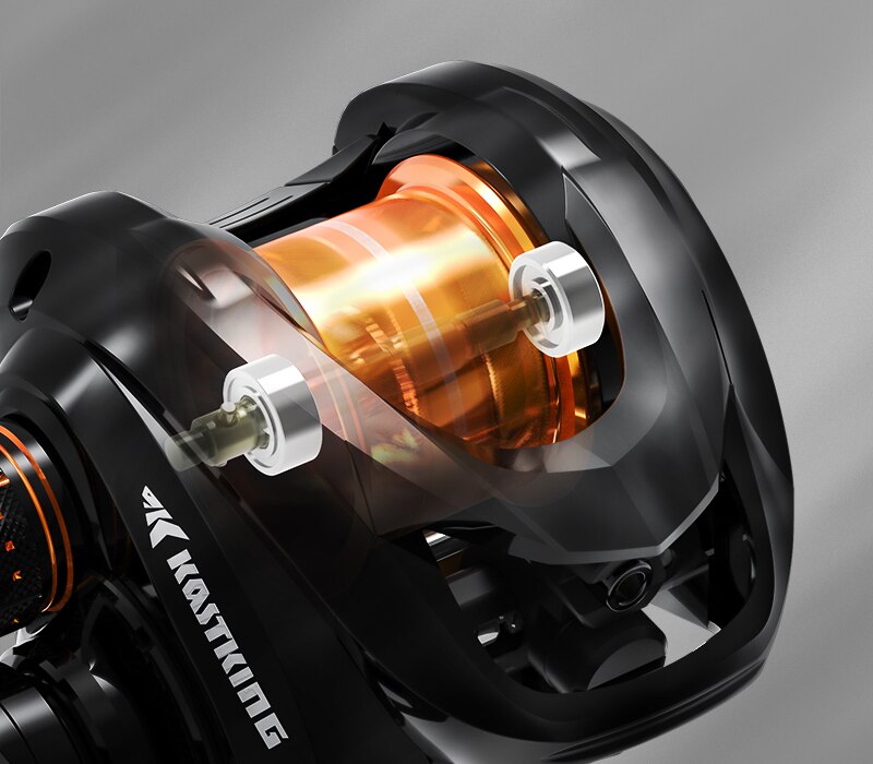KastKing Zephyr Bait Finesse System BFS Baitcasting Fishing Reel  4.5KG 7 Ball Bearings 7.2:1 Gear Ratio Carbon Fishing Coil