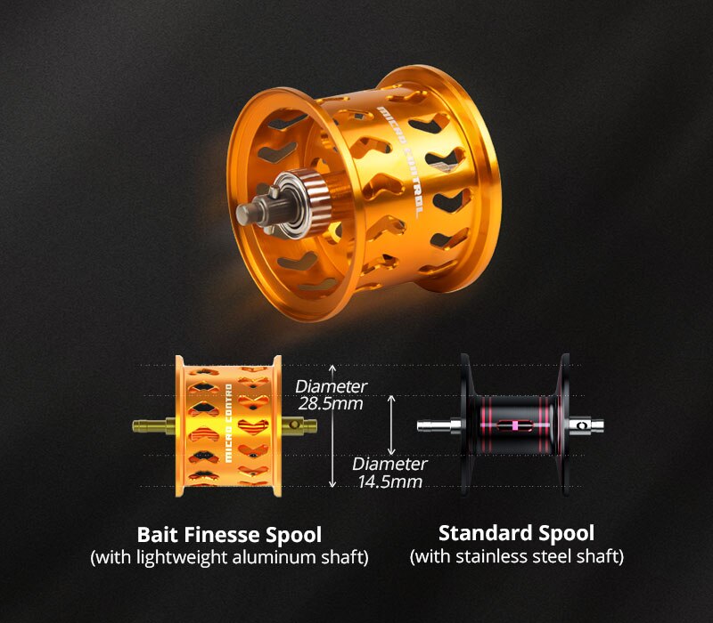 KastKing Zephyr Bait Finesse System BFS Baitcasting Fishing Reel  4.5KG 7 Ball Bearings 7.2:1 Gear Ratio Carbon Fishing Coil