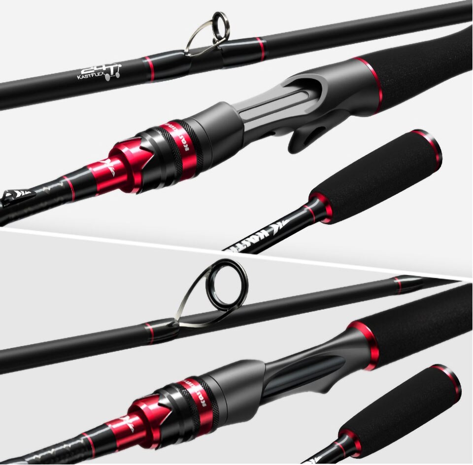 KastKing Max Steel Rod Carbon Spinning Casting Fishing Rod with 1.80m 2.13m 2.28m 2.4m Baitcasting Rod for Bass Pike Fishing