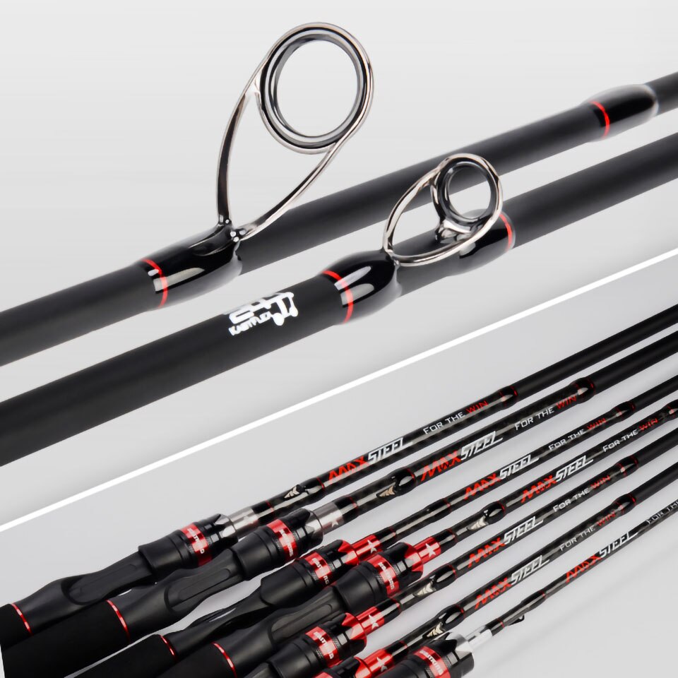 KastKing Max Steel Rod Carbon Spinning Casting Fishing Rod with 1.80m 2.13m 2.28m 2.4m Baitcasting Rod for Bass Pike Fishing