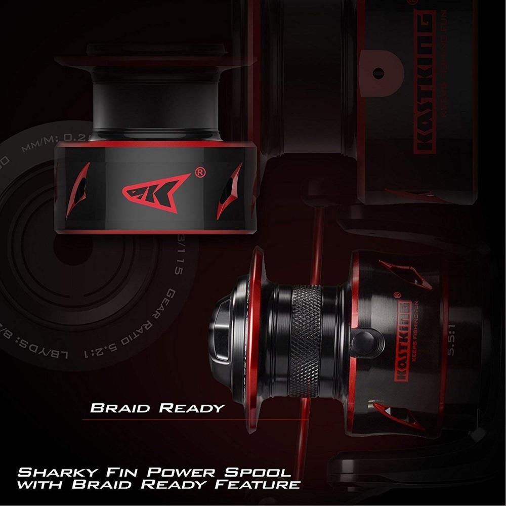 KastKing Sharky Baitfeeder III 12KG Drag Carp Fishing Reel with Extra Spool Front and Rear Drag System Freshwater Spinning Reel KastKing Sharky Baitfeeder III 12KG Drag Carp Fishing Reel with Extra Spool Front and Rear Drag System Freshwater Spinning Reel