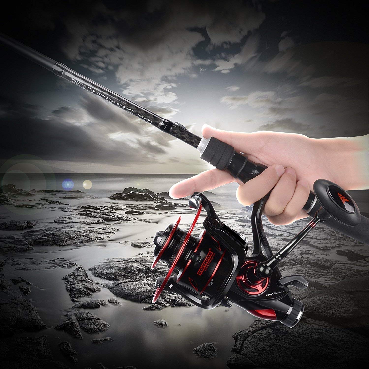 KastKing Sharky Baitfeeder III 12KG Drag Carp Fishing Reel with Extra Spool Front and Rear Drag System Freshwater Spinning Reel KastKing Sharky Baitfeeder III 12KG Drag Carp Fishing Reel with Extra Spool Front and Rear Drag System Freshwater Spinning Reel