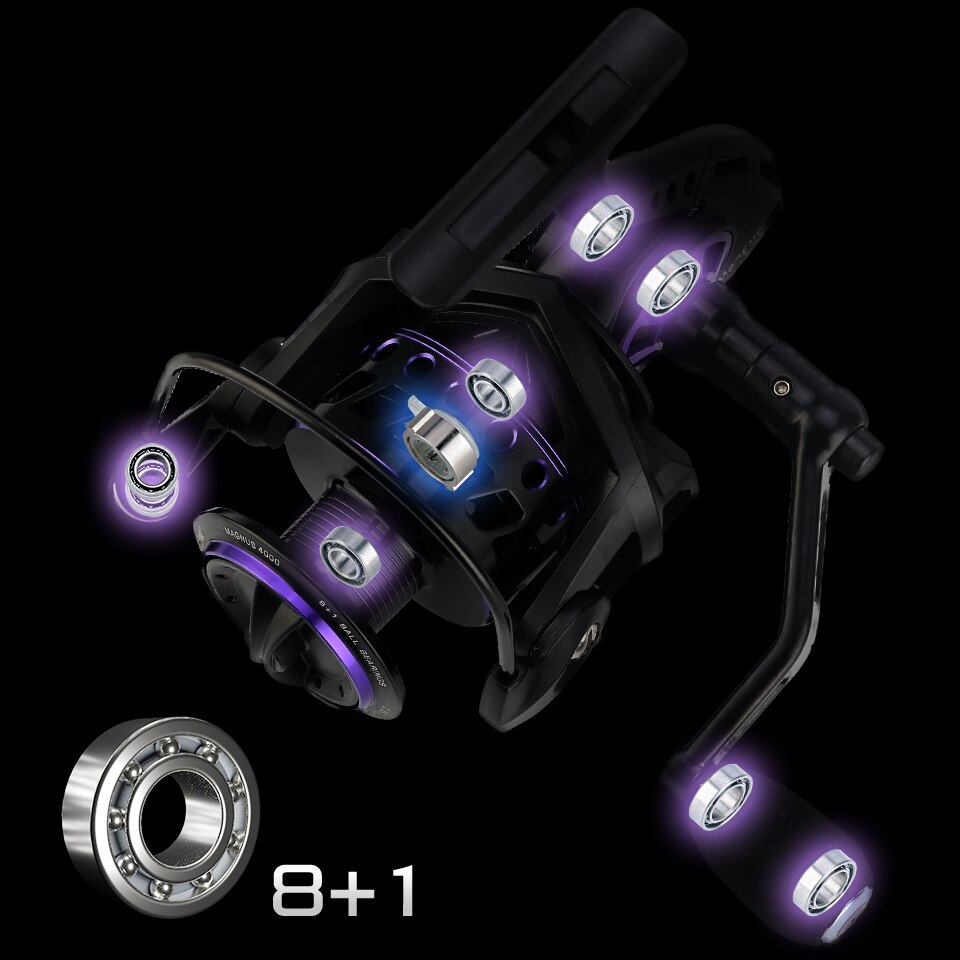 SeaKnight Brand Magnus/ARCHER Series Fishing Reels 4.9:1 5.2:1 Spinning Reel 28lbs Max Drag Power 9BB Spinning Wheel 2000-6000