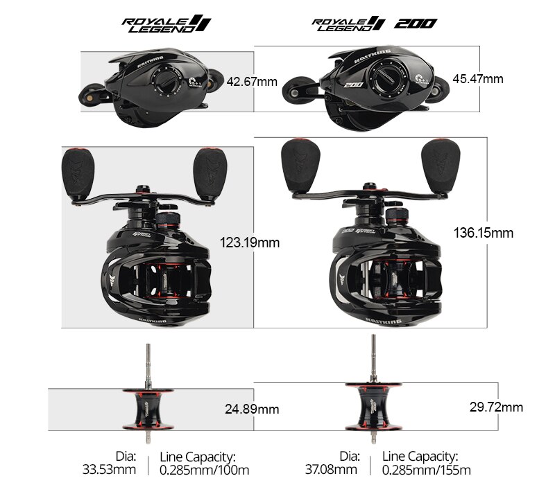 KastKing Royale Legend II & GT Baitcasting Reel 7.2:1 5.4:1 Gear Ratio Reel Freshwater Aluminum Spool 8 KG Drag Fishing Coil KastKing Royale Legend II & GT Baitcasting Reel 7.2:1 5.4:1 Gear Ratio Reel Freshwater Aluminum Spool 8 KG Drag Fishing Coil