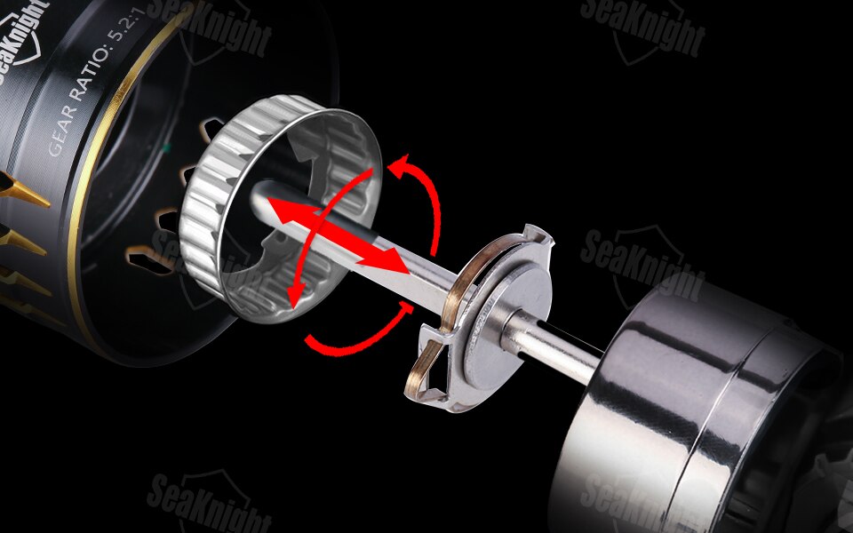 SeaKnight Brand ARCHER2 Series Fishing Reel 5.2:1 4.9:1 MAX Drag Power 28lbs Aluminum Spool Fish Alarm Spinning Reel 2000-6000