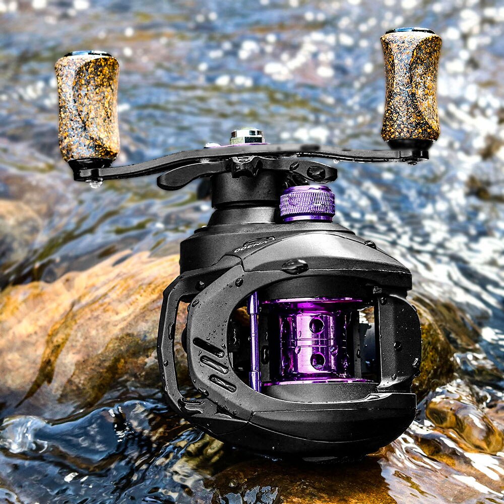 New  Baitcasting Reel High Speed 8:1:1 Gear Ratio 17+1BB Fresh Saltwater Magnetic Brake System Ultralight Fishing ReeL 2000 Seri