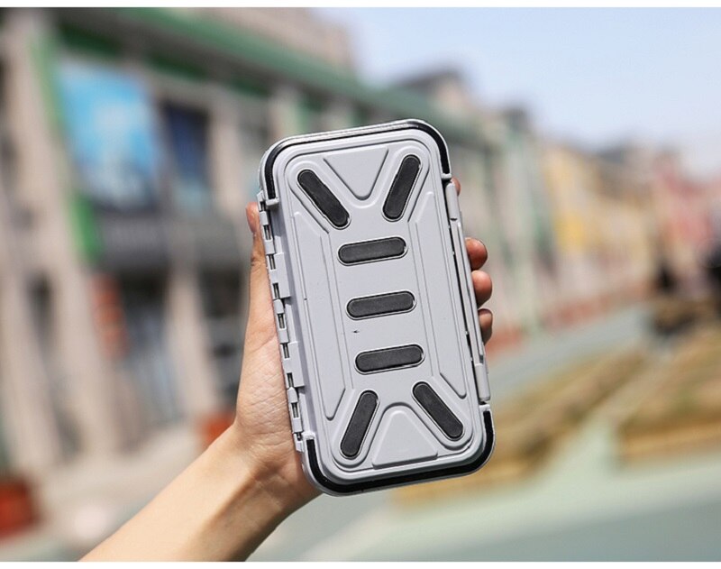 2022 Fishing Waterproof Fishing Tackle Box Double-Sided Opening and Closing Bait Box Multifunctional Hook and Bait Accessory Box