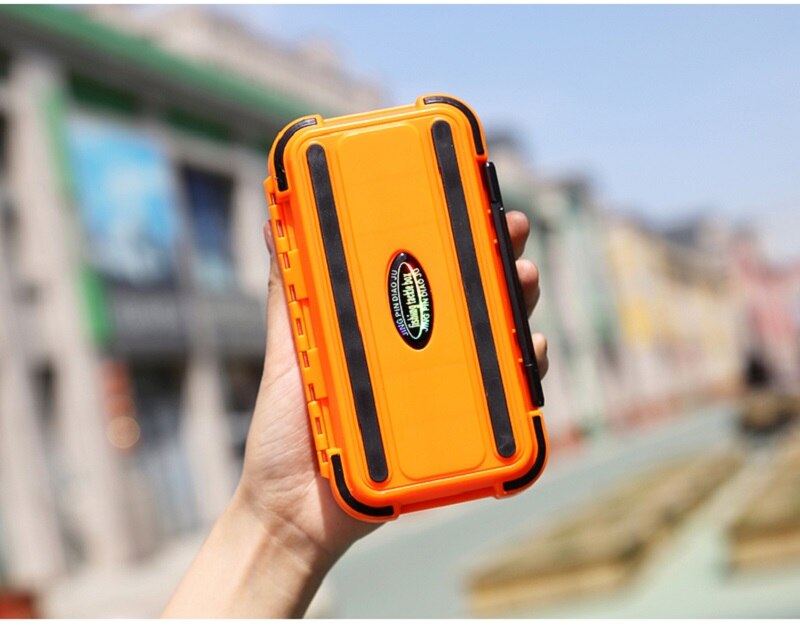 2022 Fishing Waterproof Fishing Tackle Box Double-Sided Opening and Closing Bait Box Multifunctional Hook and Bait Accessory Box
