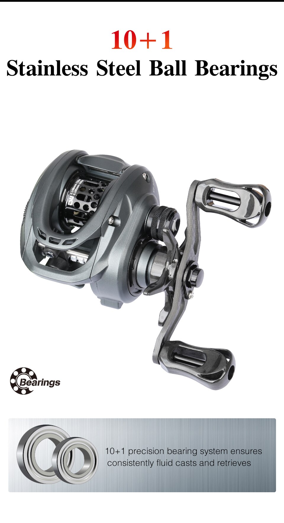 TSURINOYA 135g Ultra Light 6.1g Spool Bait Finesse Baitcasting Fishing Reel Dark Wolf 50S 7.1:1 4kg Shallow Spool Ligh Game Coil