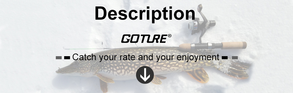 Goture 2022 Hot Ice Fishing Lure Balancers Professional Winter Jig Wobblers Bait for Trout Bass Pike Carp for Fishing Pesca
