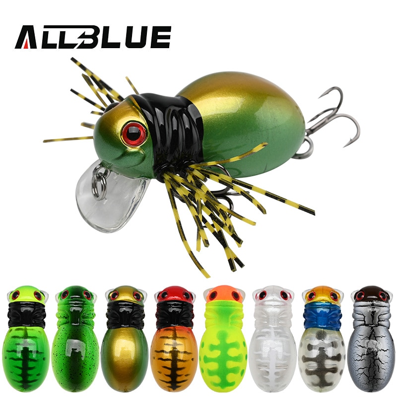 ALLBLUE FATSO SPIDER Topwater Shallow Crankbait 41MM 6.2G Rolling Insect Fishing Lure Wobbler Bait Freshwater Bass Pike Tackle ALLBLUE FATSO SPIDER Topwater Shallow Crankbait 41MM 6.2G Rolling Insect Fishing Lure Wobbler Bait Freshwater Bass Pike Tackle