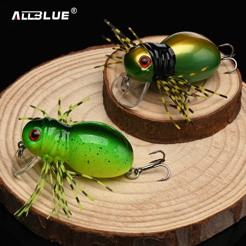 ALLBLUE FATSO SPIDER Topwater Shallow Crankbait 41MM 6.2G Rolling Insect Fishing Lure Wobbler Bait Freshwater Bass Pike Tackle ALLBLUE FATSO SPIDER Topwater Shallow Crankbait 41MM 6.2G Rolling Insect Fishing Lure Wobbler Bait Freshwater Bass Pike Tackle