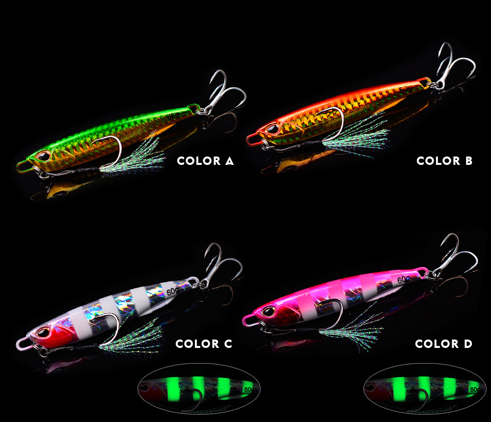 8 Pcs/lot New Jigging Lure Set Fishing Lures Metal Spinner Spoon Fish Bait Jigs Japan Fishing Tackle Pesca Bass Tuna Trout