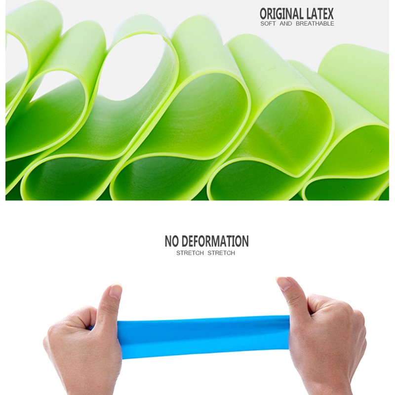 Stretch Resistance Band Yoga Pilates Exercise Fitness Band Training Elastic Bands Yoga Accessories Gymnastics Equipment 1.5M-2 M Stretch Resistance Band Yoga Pilates Exercise Fitness Band Training Elastic Bands Yoga Accessories Gymnastics Equipment 1.5M-2 M