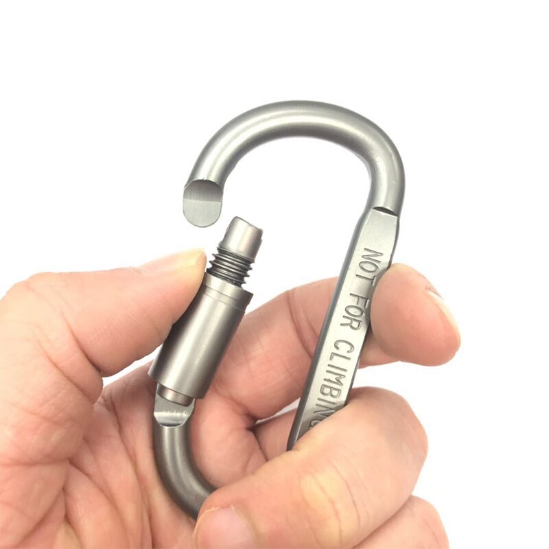 1/5 Pcs Carabin Hook Carabiner Screw Lock Survival D-Ring Locking Steel Hanging Hook Buckle Karabiner Camping Climbing Equipment 1/5 Pcs Carabin Hook Carabiner Screw Lock Survival D-Ring Locking Steel Hanging Hook Buckle Karabiner Camping Climbing Equipment