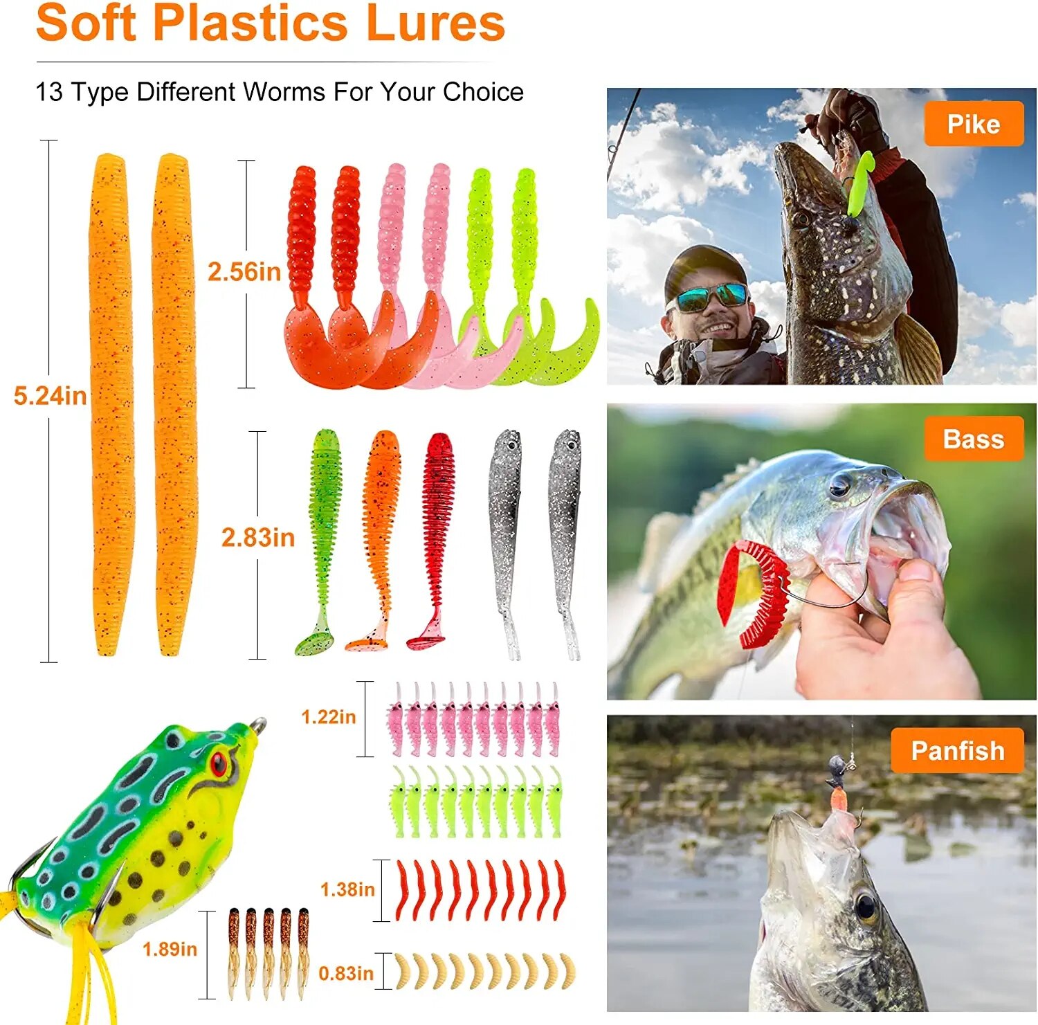 302PCS Fishing Lure Set Kit Soft Hard Tackle Artificial Baits Bionic Bass Carp Trout Minnow Fish Popper Crank Lures for Fishing 302PCS Fishing Lure Set Kit Soft Hard Tackle Artificial Baits Bionic Bass Carp Trout Minnow Fish Popper Crank Lures for Fishing