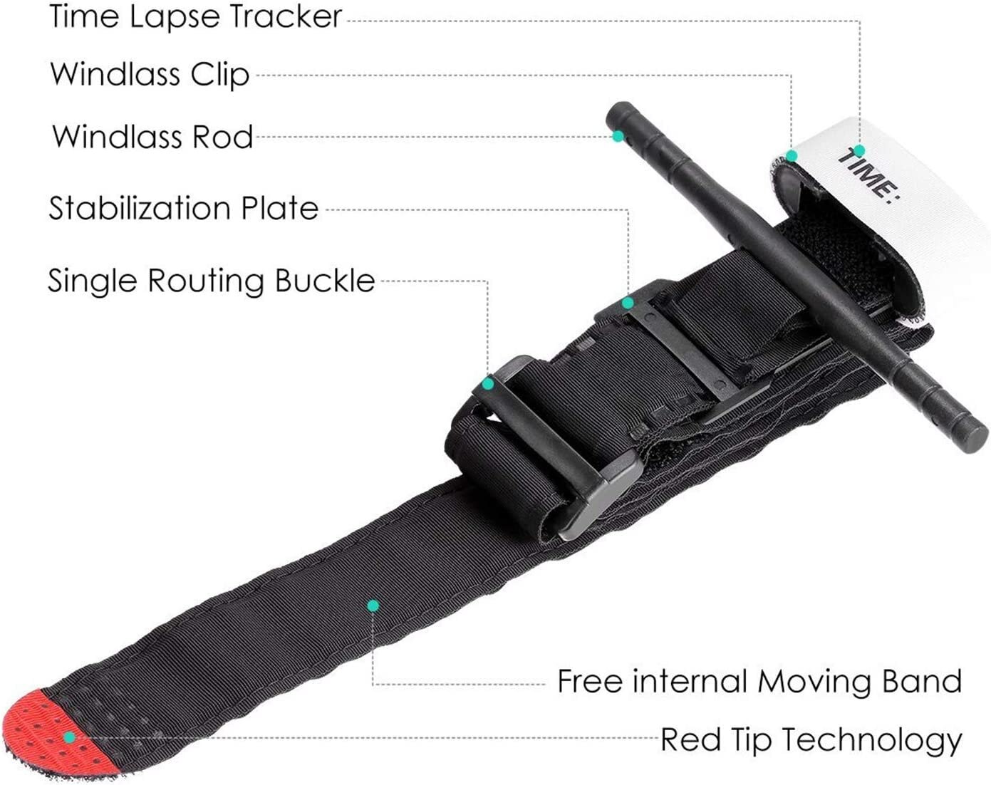 Tourniquet Survival Tactical Combat Application Survival Equipment Military Medical First Aid Belt Scissors Outdoor Exploration