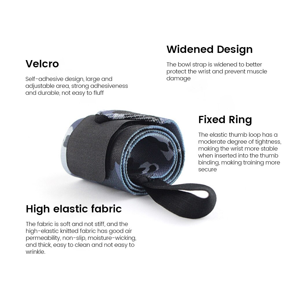 Wrist Guard Band Brace Support Hand Sport Wristband Carpal Tunnel Sprains Strain Gym Strap Sports Pain Relief Wrap Camo Bandage