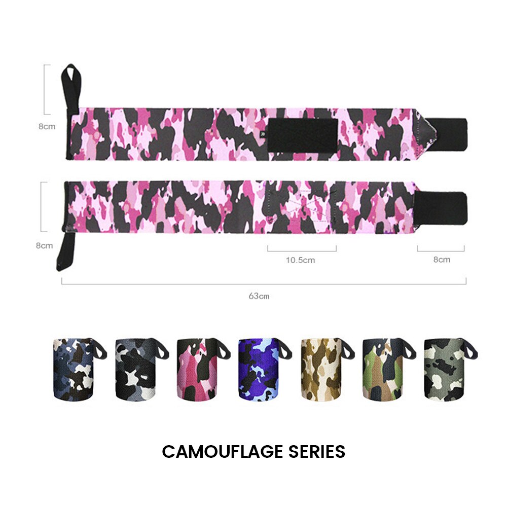 Wrist Guard Band Brace Support Hand Sport Wristband Carpal Tunnel Sprains Strain Gym Strap Sports Pain Relief Wrap Camo Bandage
