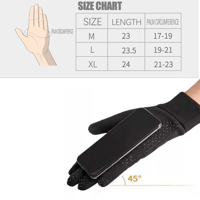 Winter Keep Warm Gloves Men Touchscreen Waterproof Windproof Snowboard Motorcycle Riding Driving Unisex Water-Repellent Gloves