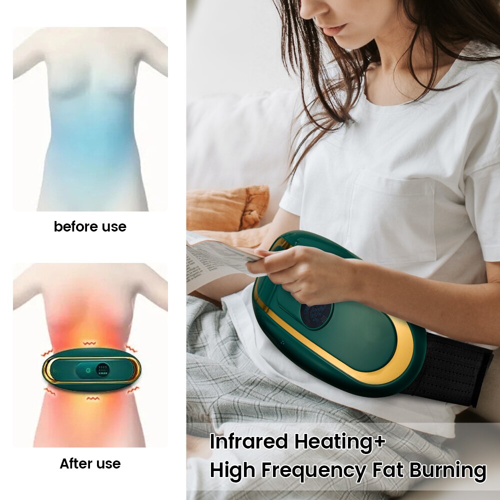 Electric Slimming Belt Cellulite Massager Body Massager Weight Loss Belt Shake Belt Waist Trainer Fitness Muscle Stimulator Gym