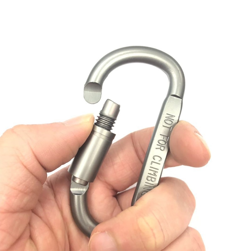 Carabiner Aluminium Alloy Key Hook Camping D-Ring Snap for Hiking Cycling Carabiner Bag Outdoor Climbing Equipment Carabiner Aluminium Alloy Key Hook Camping D-Ring Snap for Hiking Cycling Carabiner Bag Outdoor Climbing Equipment