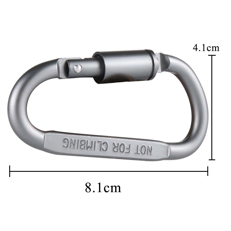 Carabiner Aluminium Alloy Key Hook Camping D-Ring Snap for Hiking Cycling Carabiner Bag Outdoor Climbing Equipment Carabiner Aluminium Alloy Key Hook Camping D-Ring Snap for Hiking Cycling Carabiner Bag Outdoor Climbing Equipment