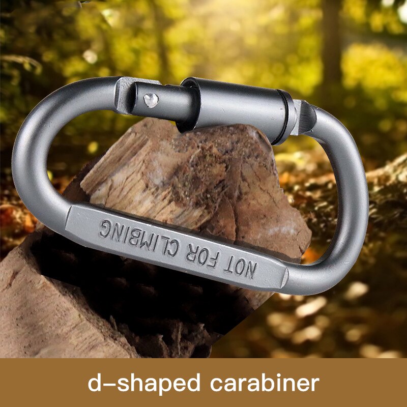 Carabiner Aluminium Alloy Key Hook Camping D-Ring Snap for Hiking Cycling Carabiner Bag Outdoor Climbing Equipment Carabiner Aluminium Alloy Key Hook Camping D-Ring Snap for Hiking Cycling Carabiner Bag Outdoor Climbing Equipment