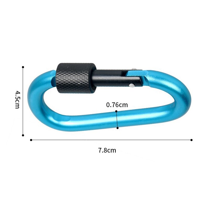 Carabiner Aluminium Alloy Key Hook Camping D-Ring Snap for Hiking Cycling Carabiner Bag Outdoor Climbing Equipment Carabiner Aluminium Alloy Key Hook Camping D-Ring Snap for Hiking Cycling Carabiner Bag Outdoor Climbing Equipment
