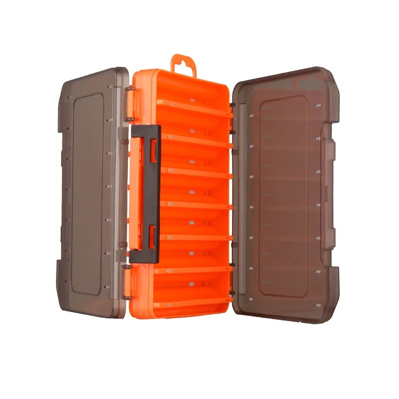 Fishing Tackle Double-Sided Storage Box 14 Compartments Fishing Accessories Lure Hook Storage Case Fishing Tool Organizer Boxes Fishing Tackle Double-Sided Storage Box 14 Compartments Fishing Accessories Lure Hook Storage Case Fishing Tool Organizer Boxes