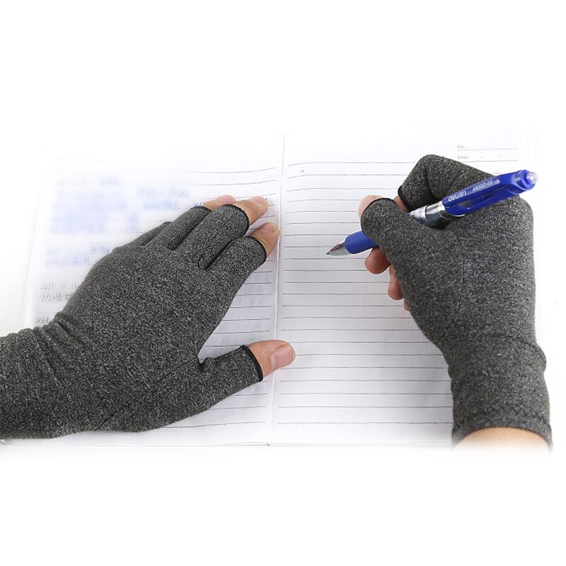 1 Pair Compression Arthritis Gloves Wrist Support Cotton Joint Pain Relief Hand Brace Women Men Therapy Wristband