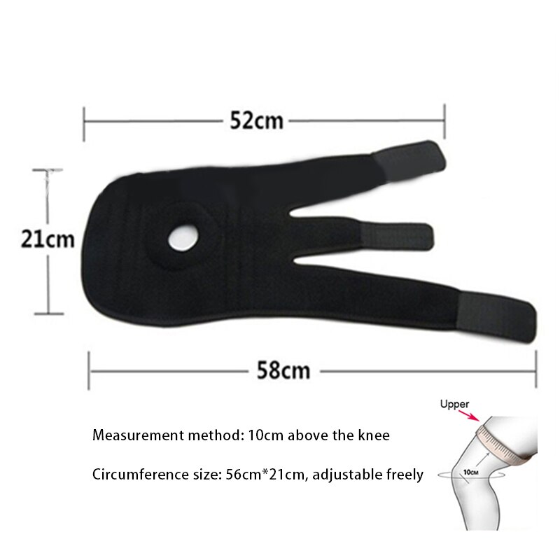 Knee pads Knee Brace Support Sleeve Adjustable Patella Stabilizer Protector Nylon Wrap for Arthritis Meniscus Tear Running Sport Knee pads Knee Brace Support Sleeve Adjustable Patella Stabilizer Protector Nylon Wrap for Arthritis Meniscus Tear Running Sport