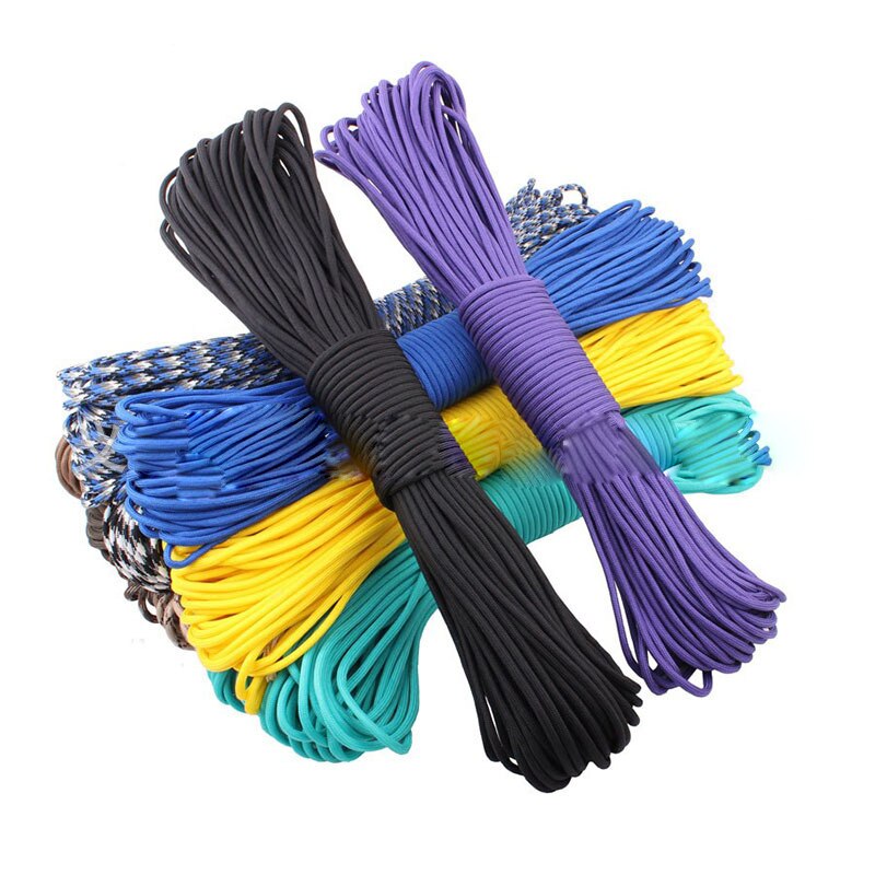 Parachute Cord Lanyard Tent Rope 7 Stand Cores Outdoor Camping Rope Climbing Hiking Survival Equipment Tent Accessories 100 Ft Parachute Cord Lanyard Tent Rope 7 Stand Cores Outdoor Camping Rope Climbing Hiking Survival Equipment Tent Accessories 100 Ft