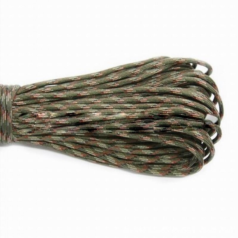 Parachute Cord Lanyard Tent Rope 7 Stand Cores Outdoor Camping Rope Climbing Hiking Survival Equipment Tent Accessories 100 Ft