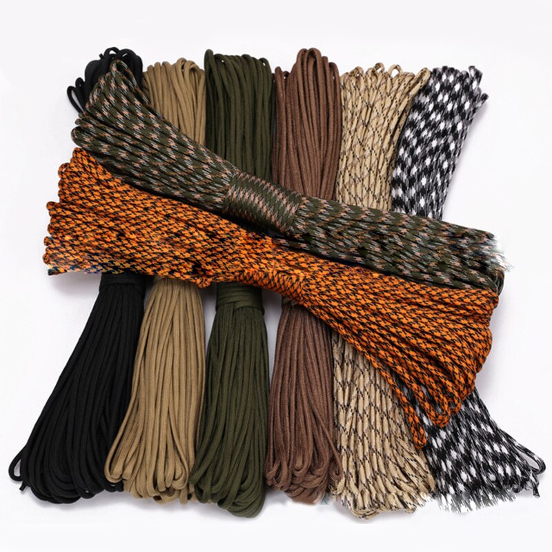 Parachute Cord Lanyard Tent Rope 7 Stand Cores Outdoor Camping Rope Climbing Hiking Survival Equipment Tent Accessories 100 Ft Parachute Cord Lanyard Tent Rope 7 Stand Cores Outdoor Camping Rope Climbing Hiking Survival Equipment Tent Accessories 100 Ft