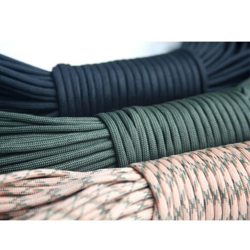 Parachute Cord Lanyard Tent Rope 7 Stand Cores Outdoor Camping Rope Climbing Hiking Survival Equipment Tent Accessories 100 Ft Parachute Cord Lanyard Tent Rope 7 Stand Cores Outdoor Camping Rope Climbing Hiking Survival Equipment Tent Accessories 100 Ft