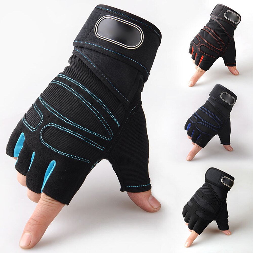 1 Pair Gel Cycling Men Women Half Finger Gloves Anti-Slip Anti-Sweat Breathable Anti-Shock Sports Gloves Bike Bicycle Gloves 1 Pair Gel Cycling Men Women Half Finger Gloves Anti-Slip Anti-Sweat Breathable Anti-Shock Sports Gloves Bike Bicycle Gloves