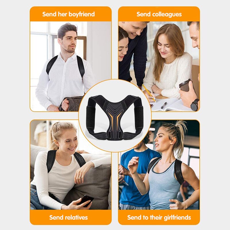 Back Posture Corrector Belt Adjustable Clavicle Spine Back Shoulder Lumbar Posture Correction Adult Children Corset Health