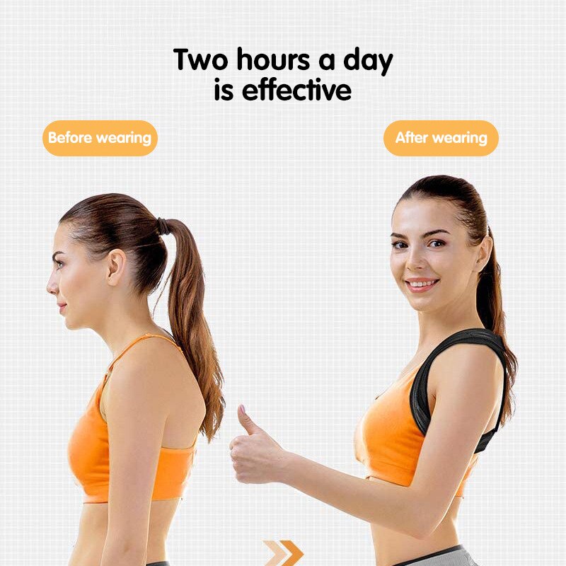 Back Posture Corrector Belt Adjustable Clavicle Spine Back Shoulder Lumbar Posture Correction Adult Children Corset Health